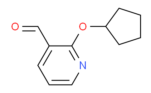 CAS No. 902837-49-4, 2-(Cyclopentyloxy)nicotinaldehyde