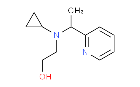 CAS No. 1353986-19-2, 2-(Cyclopropyl(1-(pyridin-2-yl)ethyl)amino)ethanol