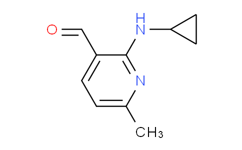 CAS No. 1706444-05-4, 2-(Cyclopropylamino)-6-methylnicotinaldehyde