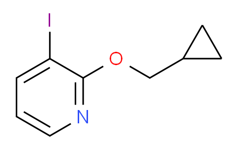 CAS No. 766557-62-4, 2-(Cyclopropylmethoxy)-3-iodopyridine