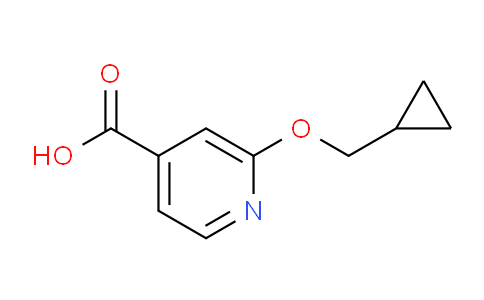 CAS No. 1019546-32-7, 2-(Cyclopropylmethoxy)isonicotinic acid
