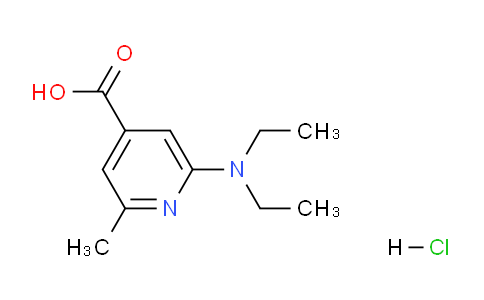 CAS No. 1062668-88-5, 2-(Diethylamino)-6-methylisonicotinic acid hydrochloride
