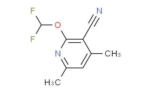CAS No. 832737-66-3, 2-(Difluoromethoxy)-4,6-dimethylnicotinonitrile
