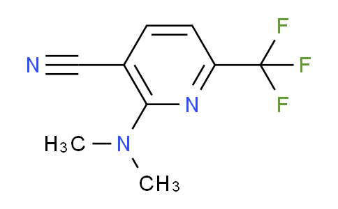 CAS No. 935518-01-7, 2-(Dimethylamino)-6-(trifluoromethyl)nicotinonitrile