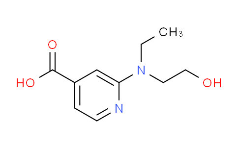 CAS No. 1183909-06-9, 2-(Ethyl(2-hydroxyethyl)amino)isonicotinic acid