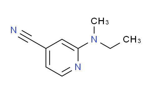 CAS No. 1094778-15-0, 2-(Ethyl(methyl)amino)isonicotinonitrile