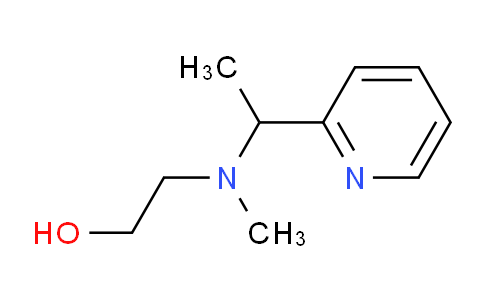 CAS No. 495419-27-7, 2-(Methyl(1-(pyridin-2-yl)ethyl)amino)ethanol