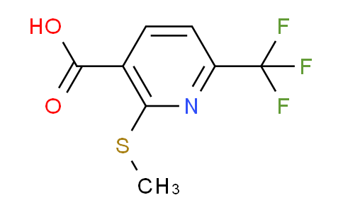 CAS No. 280566-32-7, 2-(Methylthio)-6-(trifluoromethyl)nicotinic acid