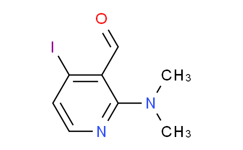 CAS No. 944709-71-1, 2-(N,N-Dimethylamino)-3-formyl-4-iodopyridine