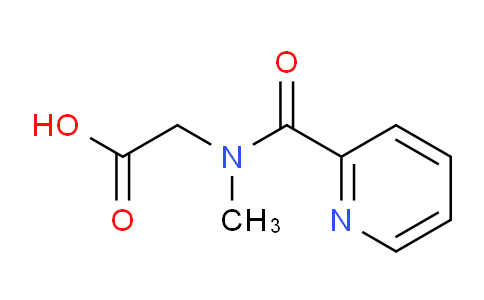 CAS No. 125686-77-3, 2-(N-Methylpicolinamido)acetic acid