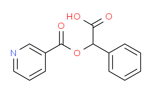 CAS No. 101977-74-6, 2-(Nicotinoyloxy)-2-phenylacetic acid
