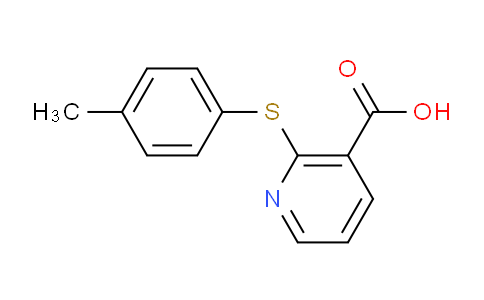 CAS No. 955-53-3, 2-(p-Tolylthio)nicotinic acid