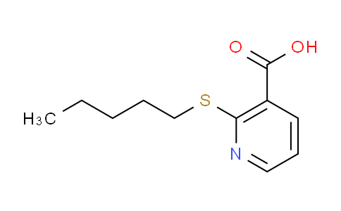 CAS No. 175135-23-6, 2-(Pentylthio)nicotinic acid