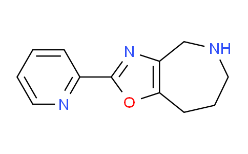 CAS No. 1246892-67-0, 2-(Pyridin-2-yl)-5,6,7,8-tetrahydro-4H-oxazolo[4,5-c]azepine