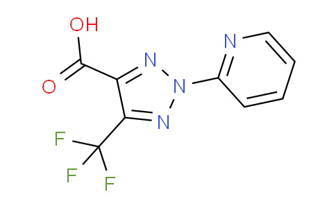 CAS No. 1708250-24-1, 2-(Pyridin-2-yl)-5-(trifluoromethyl)-2H-1,2,3-triazole-4-carboxylic acid