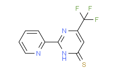 CAS No. 338418-16-9, 2-(Pyridin-2-yl)-6-(trifluoromethyl)pyrimidine-4(3H)-thione