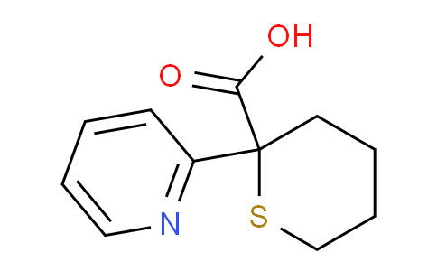 CAS No. 1352515-55-9, 2-(Pyridin-2-yl)tetrahydro-2H-thiopyran-2-carboxylic acid