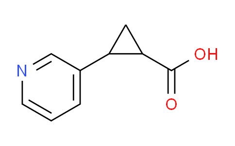 CAS No. 1017553-74-0, 2-(Pyridin-3-yl)cyclopropanecarboxylic acid
