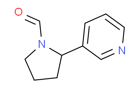 CAS No. 3000-81-5, 2-(Pyridin-3-yl)pyrrolidine-1-carbaldehyde