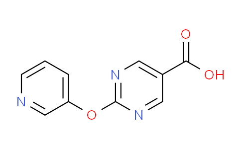 CAS No. 927879-20-7, 2-(Pyridin-3-yloxy)pyrimidine-5-carboxylic acid