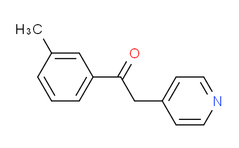 CAS No. 216529-53-2, 2-(Pyridin-4-yl)-1-(m-tolyl)ethanone