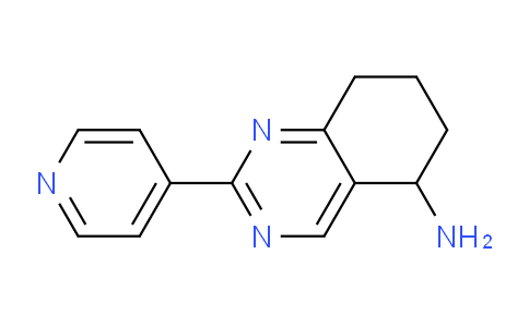 CAS No. 1307239-38-8, 2-(Pyridin-4-yl)-5,6,7,8-tetrahydroquinazolin-5-amine