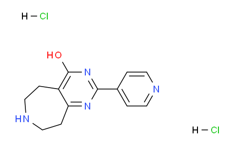 CAS No. 1229626-97-4, 2-(Pyridin-4-yl)-6,7,8,9-tetrahydro-5H-pyrimido[4,5-d]azepin-4-ol dihydrochloride