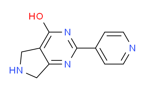CAS No. 1220031-00-4, 2-(Pyridin-4-yl)-6,7-dihydro-5H-pyrrolo[3,4-d]pyrimidin-4-ol