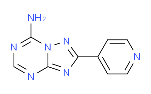 CAS No. 1030420-83-7, 2-(Pyridin-4-yl)-[1,2,4]triazolo[1,5-a][1,3,5]triazin-7-amine