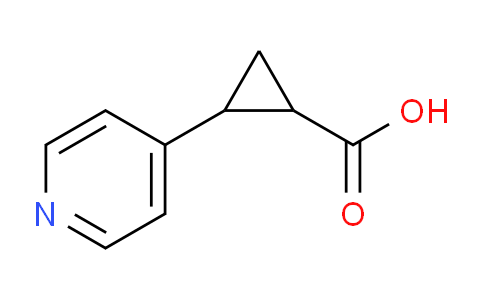 CAS No. 484654-49-1, 2-(Pyridin-4-yl)cyclopropanecarboxylic acid