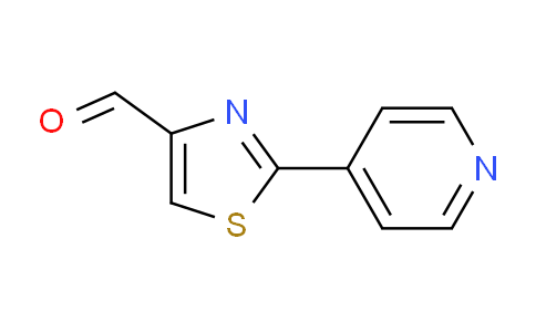 CAS No. 533885-37-9, 2-(Pyridin-4-yl)thiazole-4-carbaldehyde