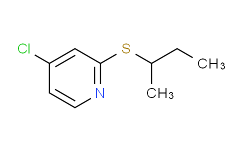 CAS No. 1346707-27-4, 2-(sec-Butylthio)-4-chloropyridine
