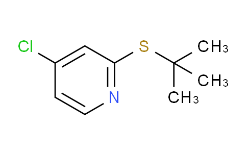 CAS No. 1346707-28-5, 2-(tert-Butylthio)-4-chloropyridine
