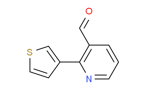 CAS No. 885950-13-0, 2-(Thiophen-3-yl)nicotinaldehyde