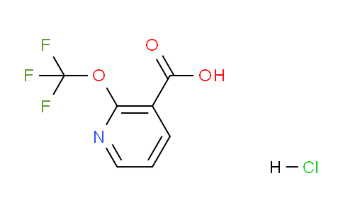 CAS No. 1779132-96-5, 2-(Trifluoromethoxy)nicotinic acid hydrochloride