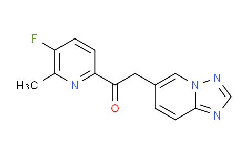 CAS No. 1132610-47-9, 2-([1,2,4]Triazolo[1,5-a]pyridin-6-yl)-1-(5-fluoro-6-methylpyridin-2-yl)ethanone