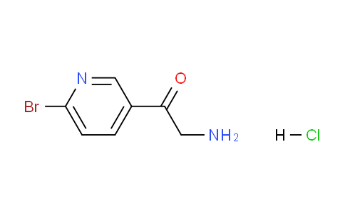CAS No. 173038-57-8, 2-Amino-1-(6-bromopyridin-3-yl)ethanone hydrochloride