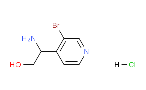 CAS No. 1956324-60-9, 2-Amino-2-(3-bromopyridin-4-yl)ethanol hydrochloride