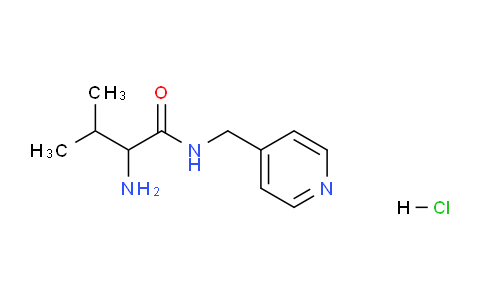 CAS No. 1236264-29-1, 2-Amino-3-methyl-N-(pyridin-4-ylmethyl)butanamide hydrochloride