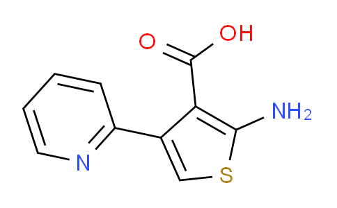 CAS No. 1824056-58-7, 2-Amino-4-(pyridin-2-yl)thiophene-3-carboxylic acid