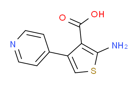 CAS No. 1823321-58-9, 2-Amino-4-(pyridin-4-yl)thiophene-3-carboxylic acid