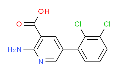 CAS No. 1262007-24-8, 2-Amino-5-(2,3-dichlorophenyl)nicotinic acid