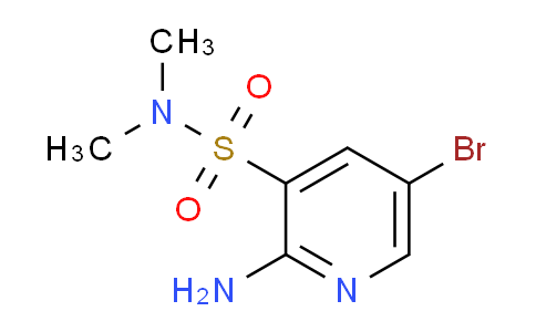 CAS No. 1083326-15-1, 2-Amino-5-bromo-N,N-dimethylpyridine-3-sulfonamide