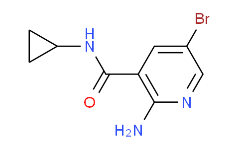 CAS No. 781642-04-4, 2-Amino-5-bromo-N-cyclopropylnicotinamide