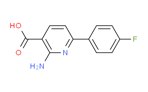 CAS No. 1710675-18-5, 2-Amino-6-(4-fluorophenyl)nicotinic acid