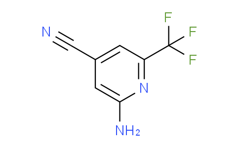 CAS No. 1807158-83-3, 2-Amino-6-(trifluoromethyl)isonicotinonitrile