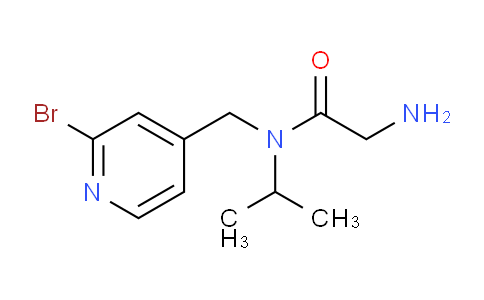 CAS No. 1353977-53-3, 2-Amino-N-((2-bromopyridin-4-yl)methyl)-N-isopropylacetamide