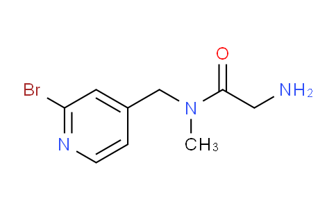 CAS No. 1353977-45-3, 2-Amino-N-((2-bromopyridin-4-yl)methyl)-N-methylacetamide