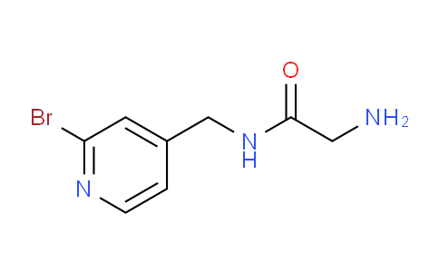 CAS No. 1353989-01-1, 2-Amino-N-((2-bromopyridin-4-yl)methyl)acetamide