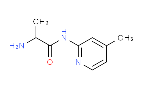 CAS No. 1290936-87-6, 2-Amino-N-(4-methylpyridin-2-yl)propanamide